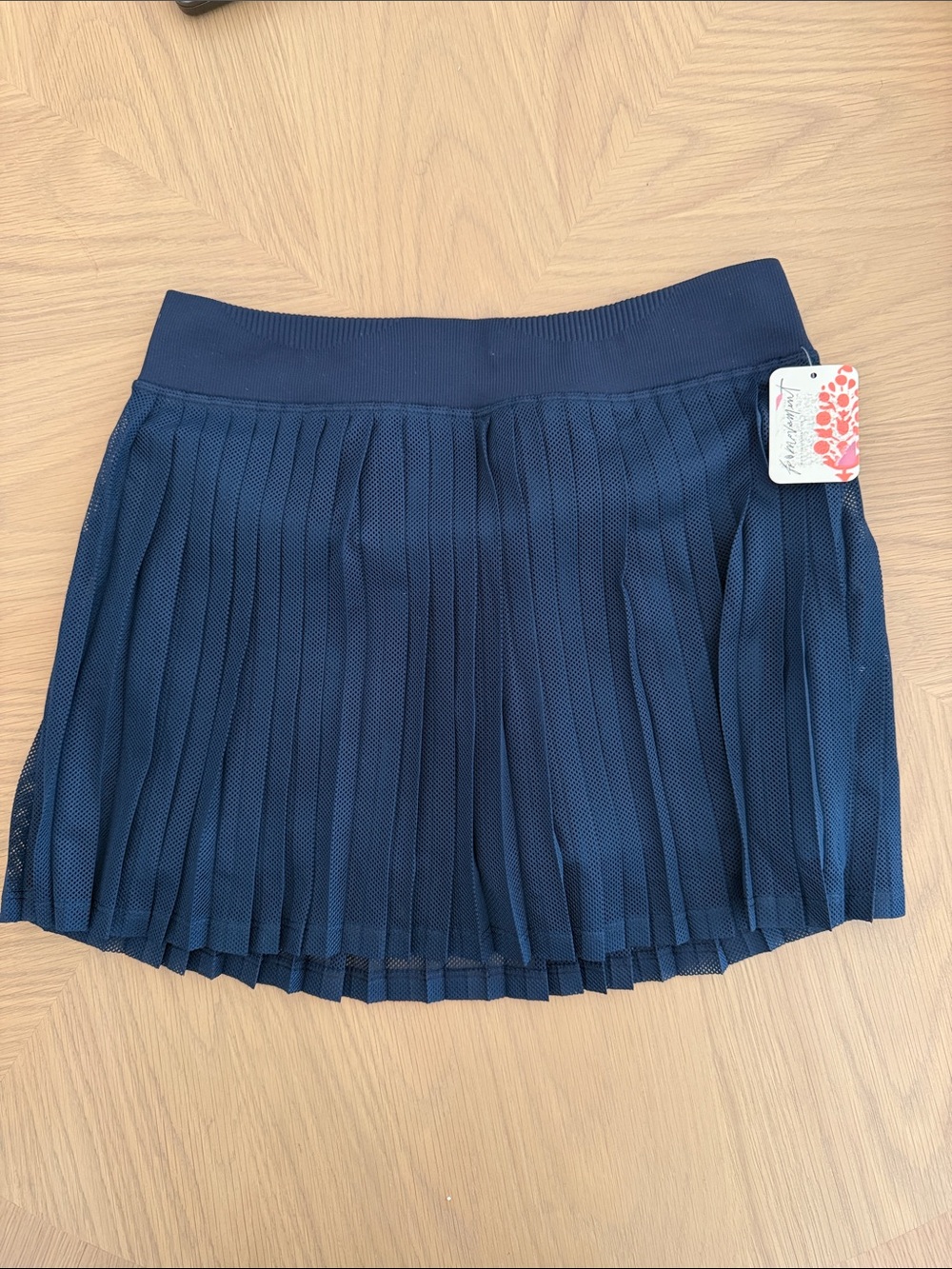 Free People Navy Pleated Tennis Skirt NWT M/L